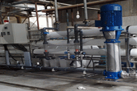 سیستم تصفیه آب خط تامین بخار شرکت لاستیک سازی دنا